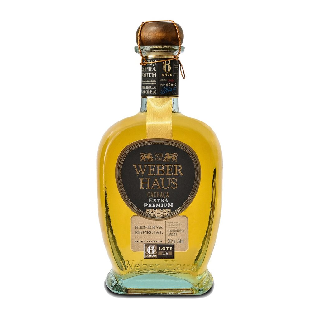 DESTAQUE Cachaça Weber Haus Extra Premium 6 Anos