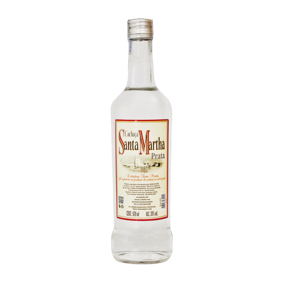 Cachaça Santa Martha Prata