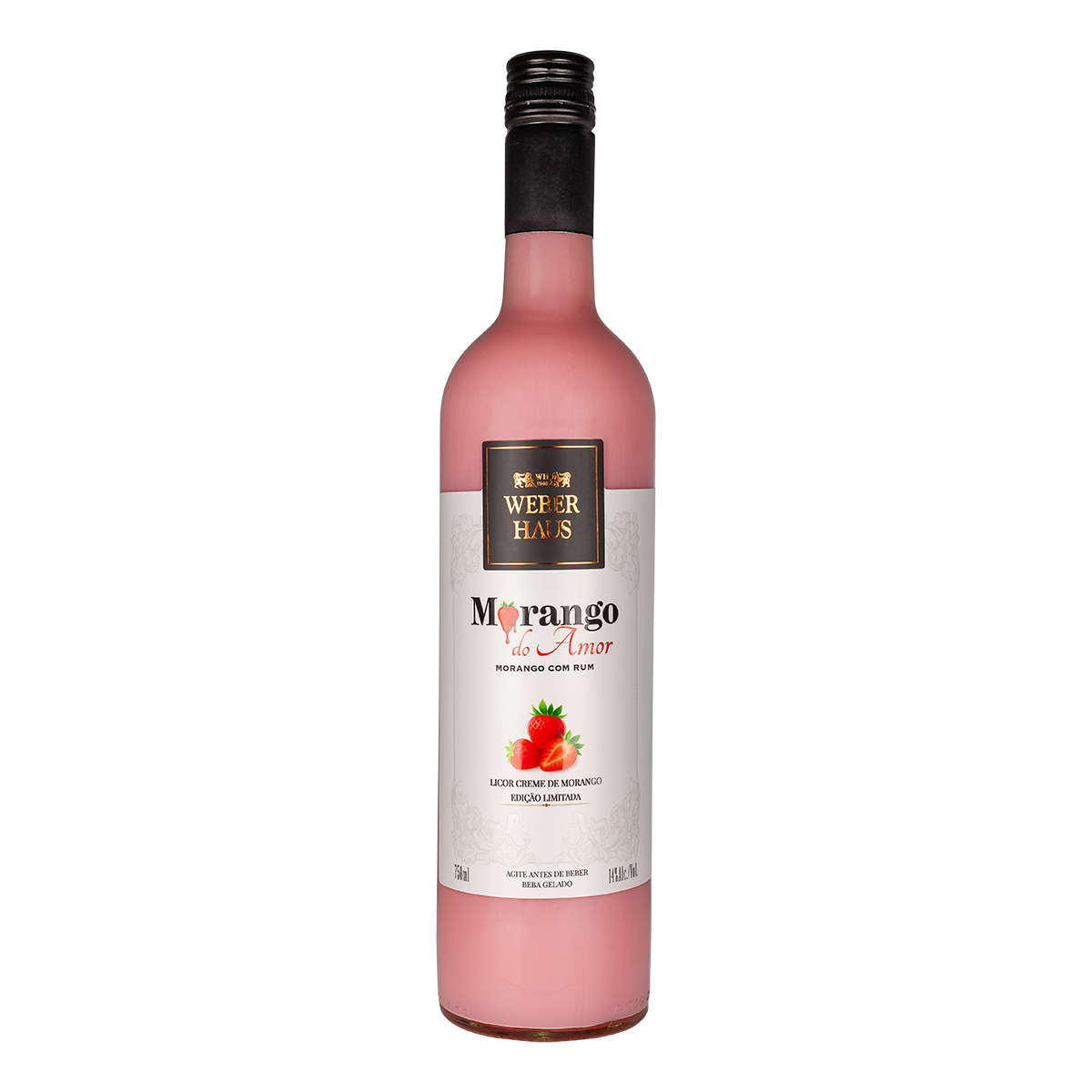 Licor Morango do Amor novo lançamento Weber Haus
