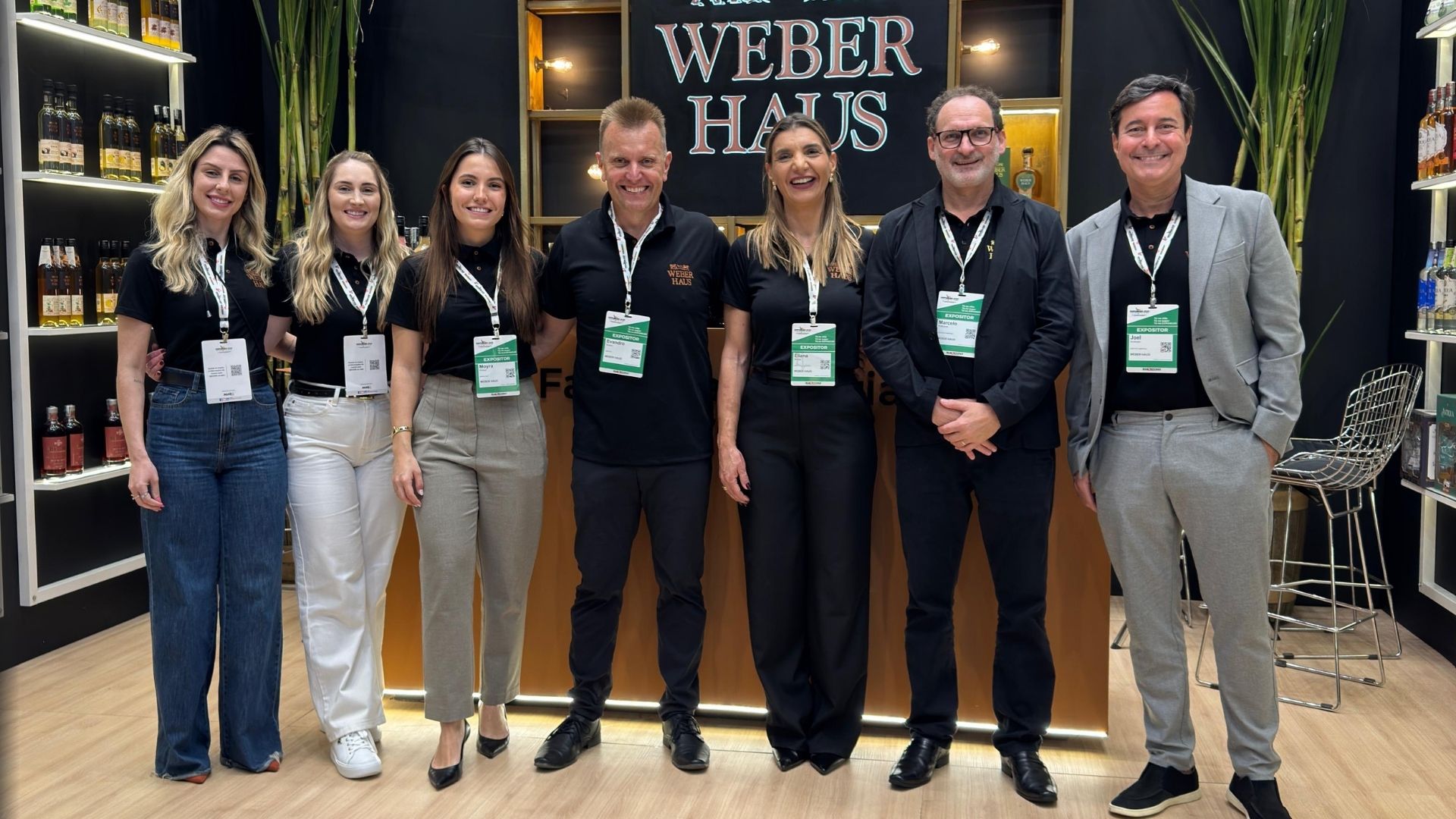 Equipe Weber Haus presente na Expoagas 2025